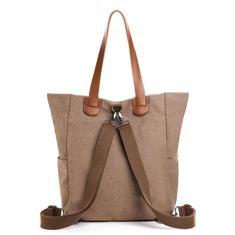 Bolso Estilo Mochila Multiusos Vintage Para Mujeres Y Hombres