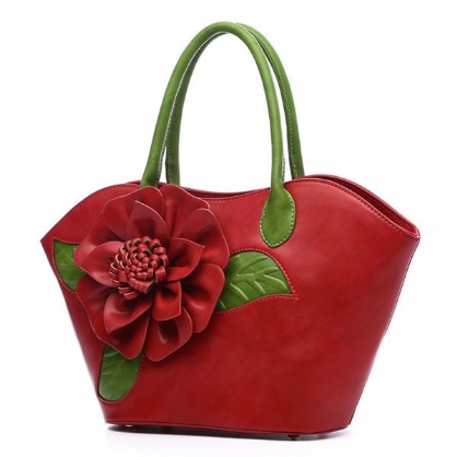 Bolso De Estilo Nacional Elegante Con Decoración De Rosas