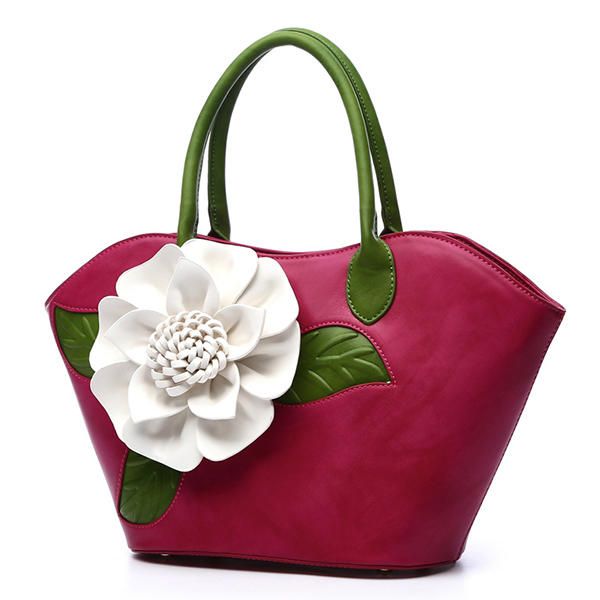 Bolso De Estilo Nacional Elegante Con Decoración De Rosas