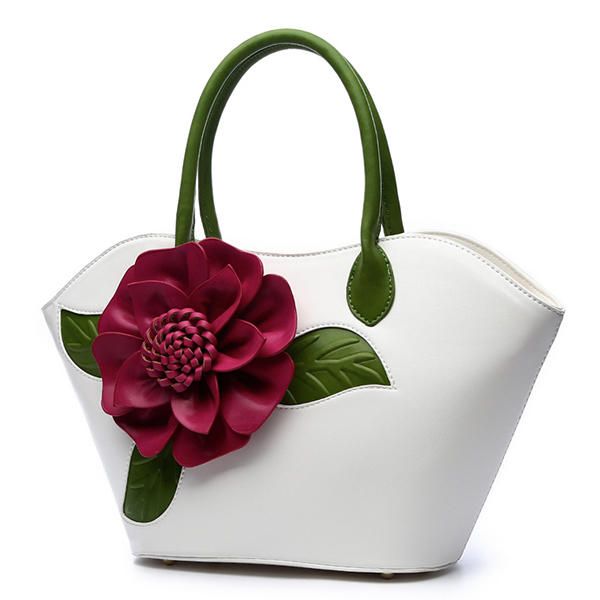 Bolso De Estilo Nacional Elegante Con Decoración De Rosas