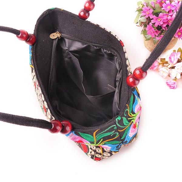 Bolso De Flores Bordado Étnico Bolso De Mano