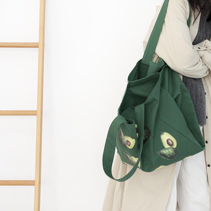 Bolso De Hombro Con Estampado De Aguacate Encantador Lindo Para Mujer