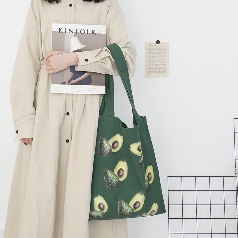 Bolso De Hombro Con Estampado De Aguacate Encantador Lindo Para Mujer