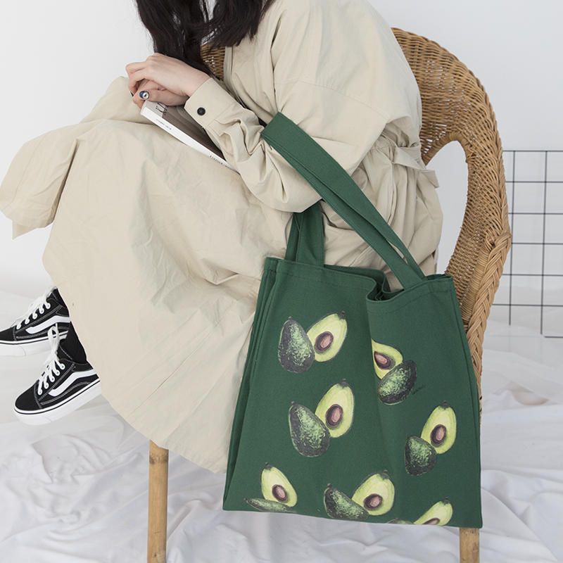 Bolso De Hombro Con Estampado De Aguacate Encantador Lindo Para Mujer