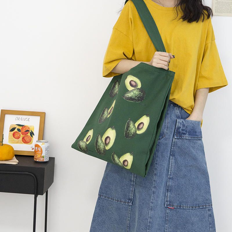 Bolso De Hombro Con Estampado De Aguacate Encantador Lindo Para Mujer