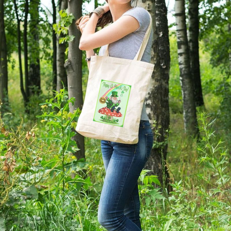 Bolso De Hombro Con Estampado De Patrón De Happy St Patrick Day De Seta Para Mujer