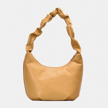 Bolso De Hombro Con Forma De Bola De Masa De Forma De Bola De Masa De Cuero De Pu Para Mujer Bolso De Hombro Bolso De Hombro