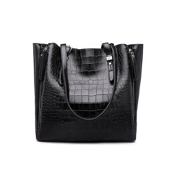 Bolso De Hombro Corto Con Estilo De Cuero Para Mujer