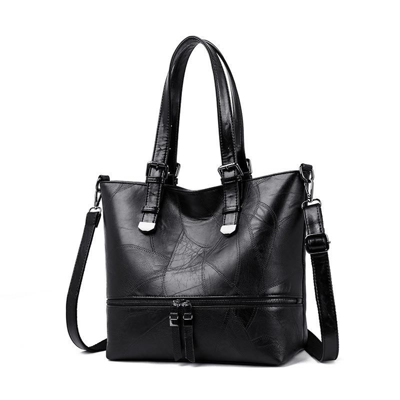 Bolso De Hombro Elegante Vintage De Gran Capacidad Para Mujer