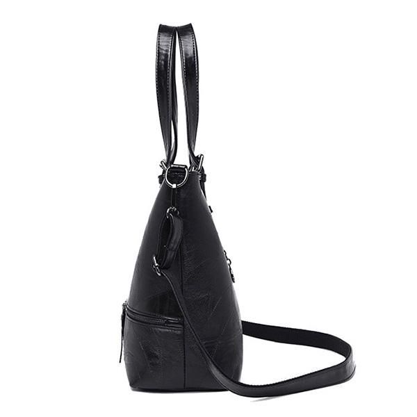 Bolso De Hombro Elegante Vintage De Gran Capacidad Para Mujer