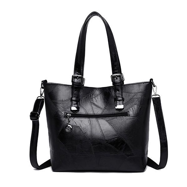 Bolso De Hombro Elegante Vintage De Gran Capacidad Para Mujer