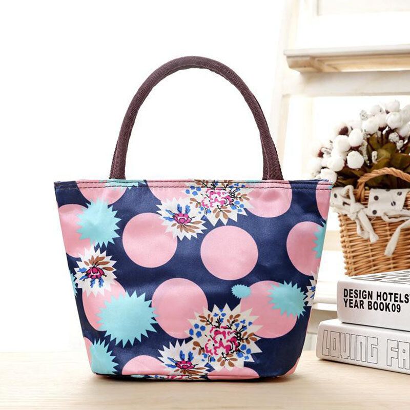 Bolso De Hombro De Gran Capacidad Con Flores Para Mujer