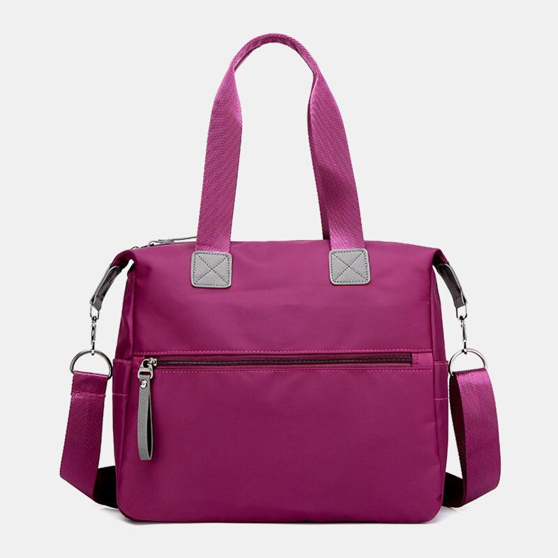 Bolso De Hombro De Nailon Impermeable De Gran Capacidad Para Mujer