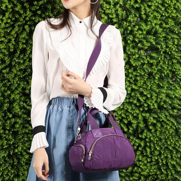 Bolso De Hombro De Nailon Resistente Al Agua Para Mujer Bolso Informal De Viaje