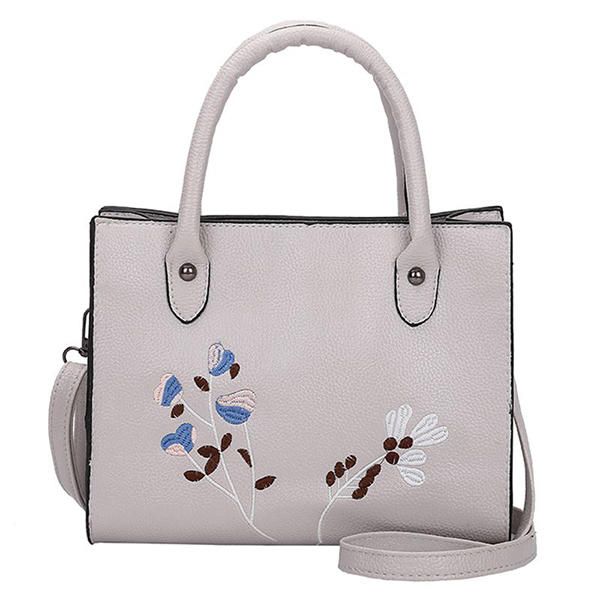 Bolso De Mano Bordado Para Mujer Bolso Bandolera De Pu De Ocio