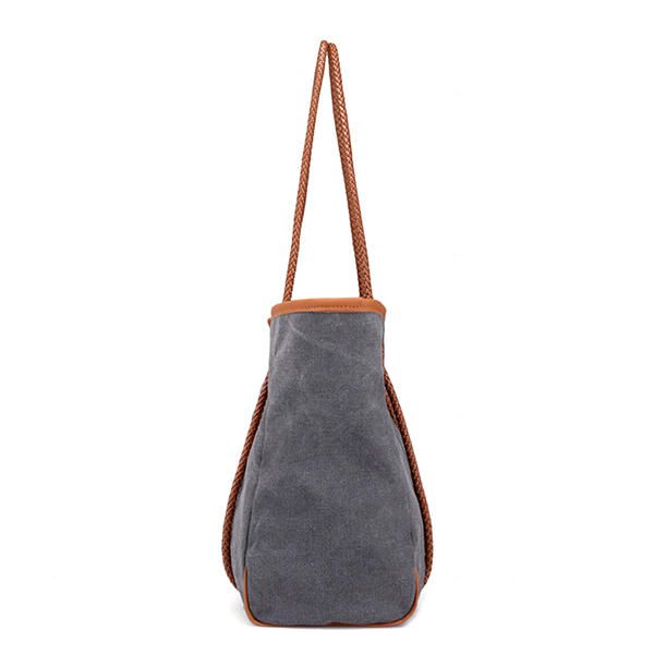 Bolso De Mano En Colores Pastel Minimalista De Lona Para Mujer Bolso De Viaje De Ocio Bolso De Hombro De Gran Capacidad Weekender