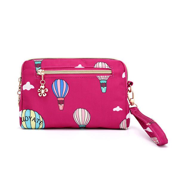 Bolso De Mano Con Estampado Impermeable De Nailon Para Mujer Bolso Para Teléfono