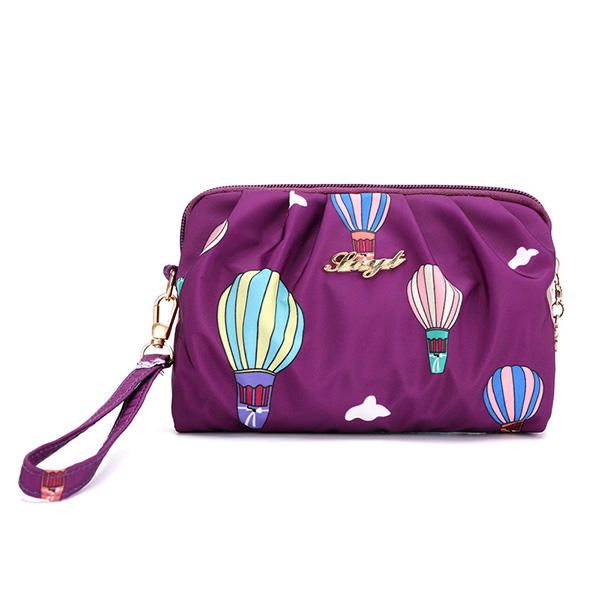 Bolso De Mano Con Estampado Impermeable De Nailon Para Mujer Bolso Para Teléfono