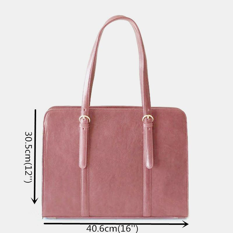 Bolso De Mano Convertible Convertible De Negocios Informal Multibolsillo De Gran Capacidad De Cuero Pu Para Mujer Bolso Bandolera