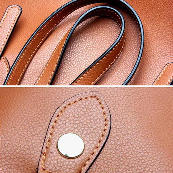 Bolso De Mano De Cuero Genuino Para Mujer Bolso De Mano De Gama Alta Bolso De Cubo