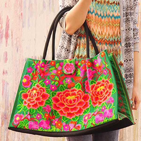 Bolso De Mano De Estilo Nacional Bolso Bordado De Moda Bolso