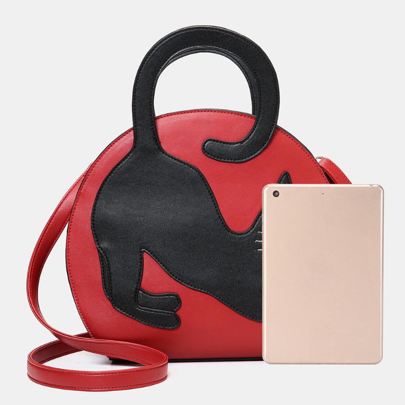 Bolso De Mano Expandible Con Patrón De Gato Lindo Para Mujer Bolso Bandolera Bolso De Moda