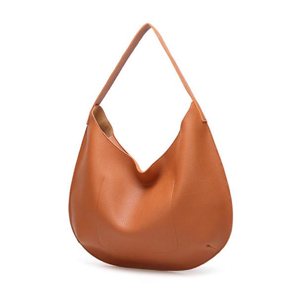 Bolso De Mano Simple De Piel Sintética Para Mujer Bolso Bandolera