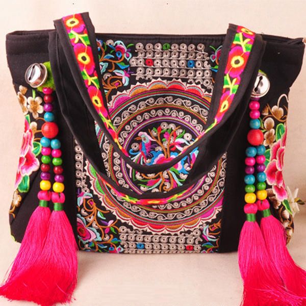 Bolso De Moda De Estilo Nacional Bolso Bordado Para Mujer