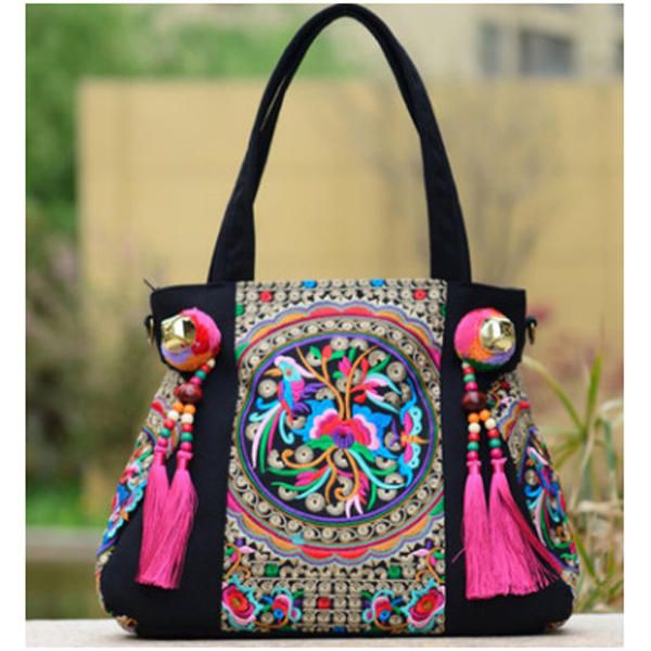 Bolso De Moda De Estilo Nacional Bolso Bordado Para Mujer