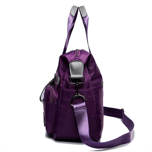 Bolso Multifunción De Múltiples Bolsillos De Gran Capacidad Impermeable De Nailon Para Mujer