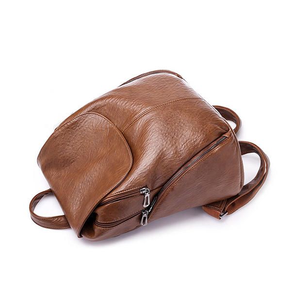 Bolso De Ocio Multifuncional De Cuero Suave Pu Para Mujer