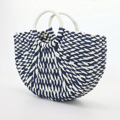 Bolso De Playa Informal Hecho A Mano Para Mujer