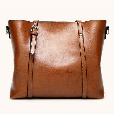 Bolso Retro Grande Para Mujer Bolso De Compras De Cuero Bolso Bandolera De Hombro