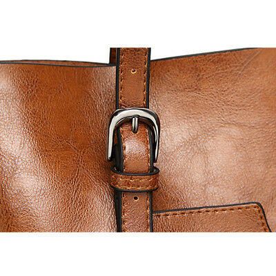 Bolso Retro Grande Para Mujer Bolso De Compras De Cuero Bolso Bandolera De Hombro