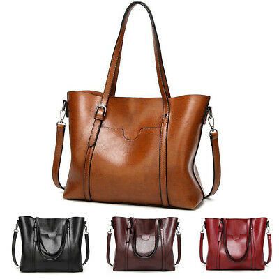 Bolso Retro Grande Para Mujer Bolso De Compras De Cuero Bolso Bandolera De Hombro