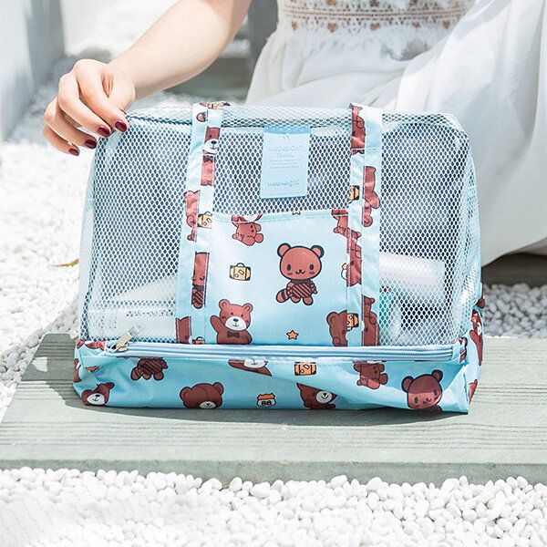 Bolso De Viaje Lindo Con Diseño De Animales A Prueba De Agua Para Mujer Bolso De Hombro De Diseñador