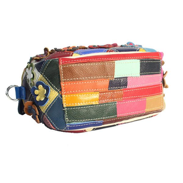 Bolsos De Color De Cuero Genuino Bolsos De Mano Bolsos Cruzados Para Mujer