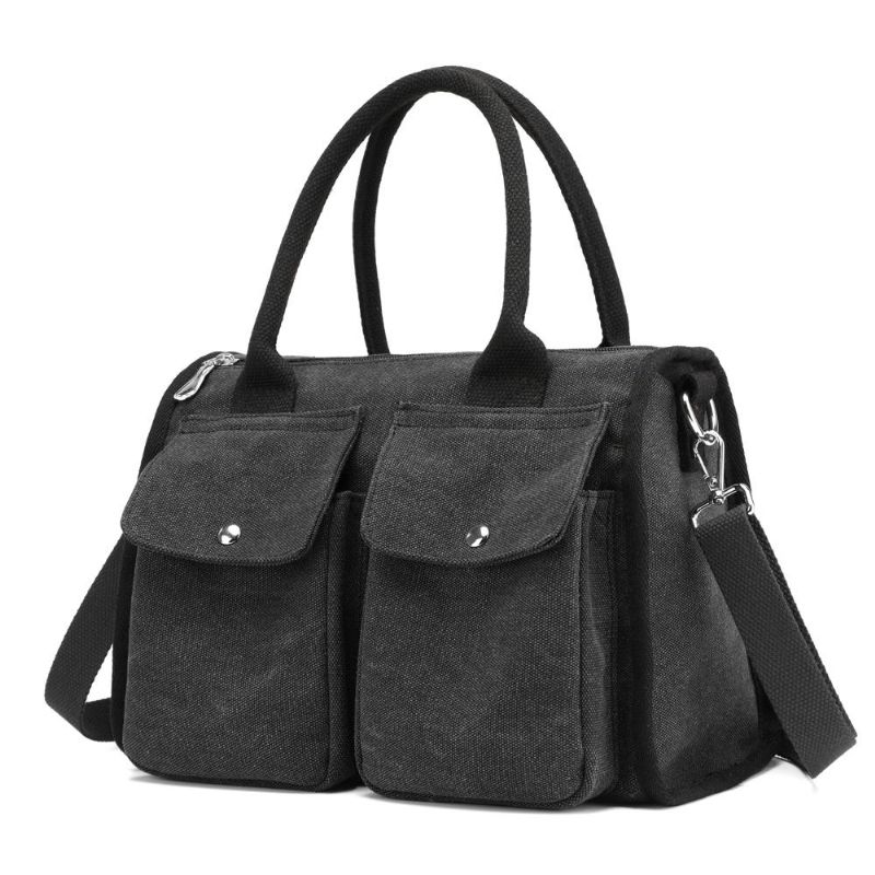 Kvky Bolsos De Mano De Lona Bolsos De Hombro Simples