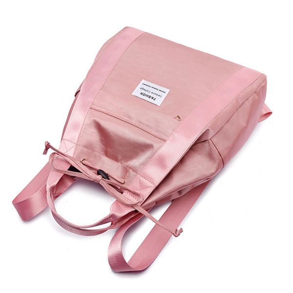 Mochila De Viaje Sólida Oxford Para Mujer Bolso Con Múltiples Bolsillos Bolso De Hombro Informal