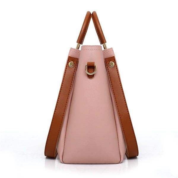 Mujeres 4 Piezas Ocio Bucket Bag Bolso Bandolera