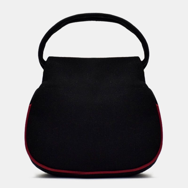 Mujeres Lienzo Estilo Étnico Bordado Patrón De Pavo Real Casual Elegante Mini Bolso De Mujer