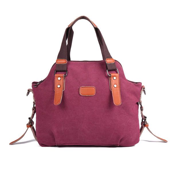 Mujeres Lona Casual Vintage Bolso De Lona De Gran Capacidad Bolso Bandolera Bolsos Cruzados