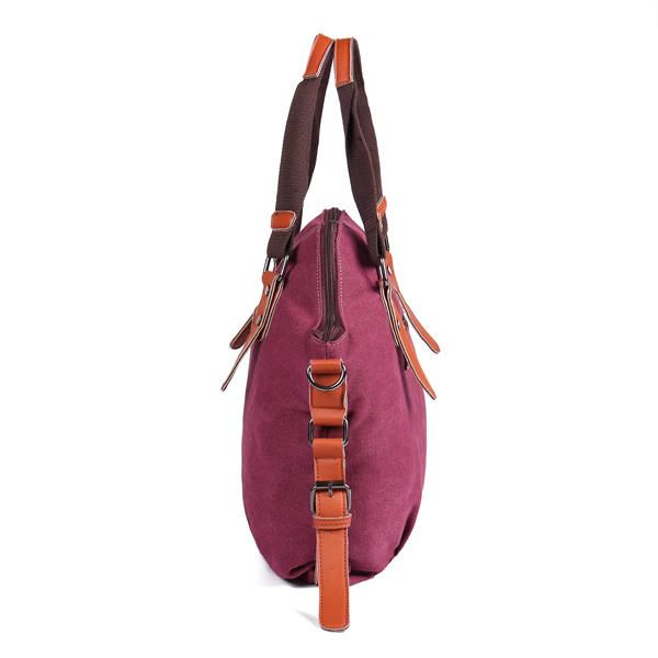 Mujeres Lona Casual Vintage Bolso De Lona De Gran Capacidad Bolso Bandolera Bolsos Cruzados