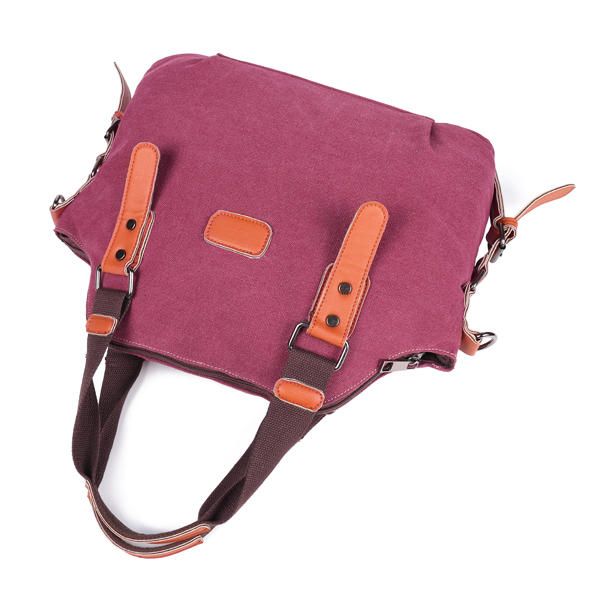 Mujeres Lona Casual Vintage Bolso De Lona De Gran Capacidad Bolso Bandolera Bolsos Cruzados