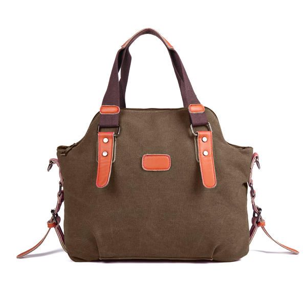 Mujeres Lona Casual Vintage Bolso De Lona De Gran Capacidad Bolso Bandolera Bolsos Cruzados