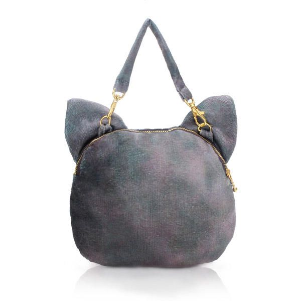 Mujeres Lovely Cat Bowknot Crossbody Bolsos Bolsos Monedero Cremallera Cartera Titular De La Tarjeta