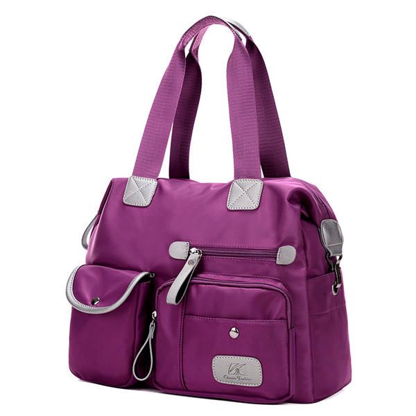 Mujeres Nylon Ligero Bolsillos Múltiples Bolsos De Gran Capacidad Bolsos Cruzados