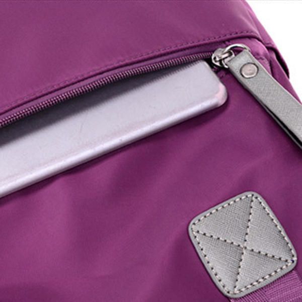 Mujeres Nylon Ligero Bolsillos Múltiples Bolsos De Gran Capacidad Bolsos Cruzados