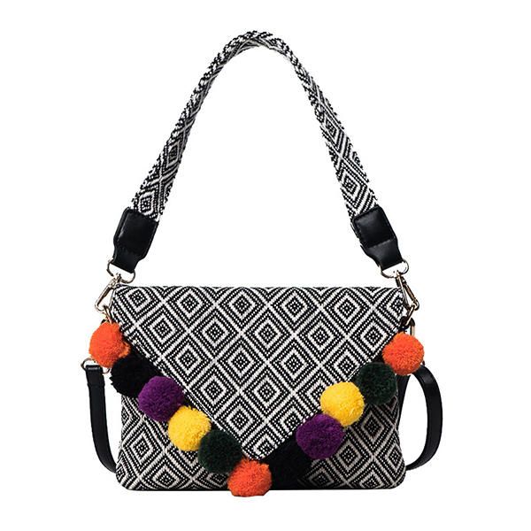 Mujeres Pu Cuero Casual Vintage Sobre Color Bloque Bolso Bolso Bandolera Bolso Bandolera