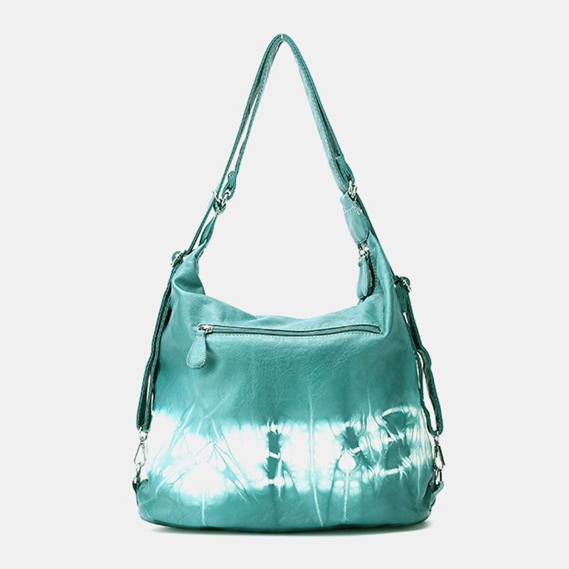 Mujeres Tie Dye Multi-carry Impermeable De Gran Capacidad Crossbody Bag Bandolera Bolso Mochila